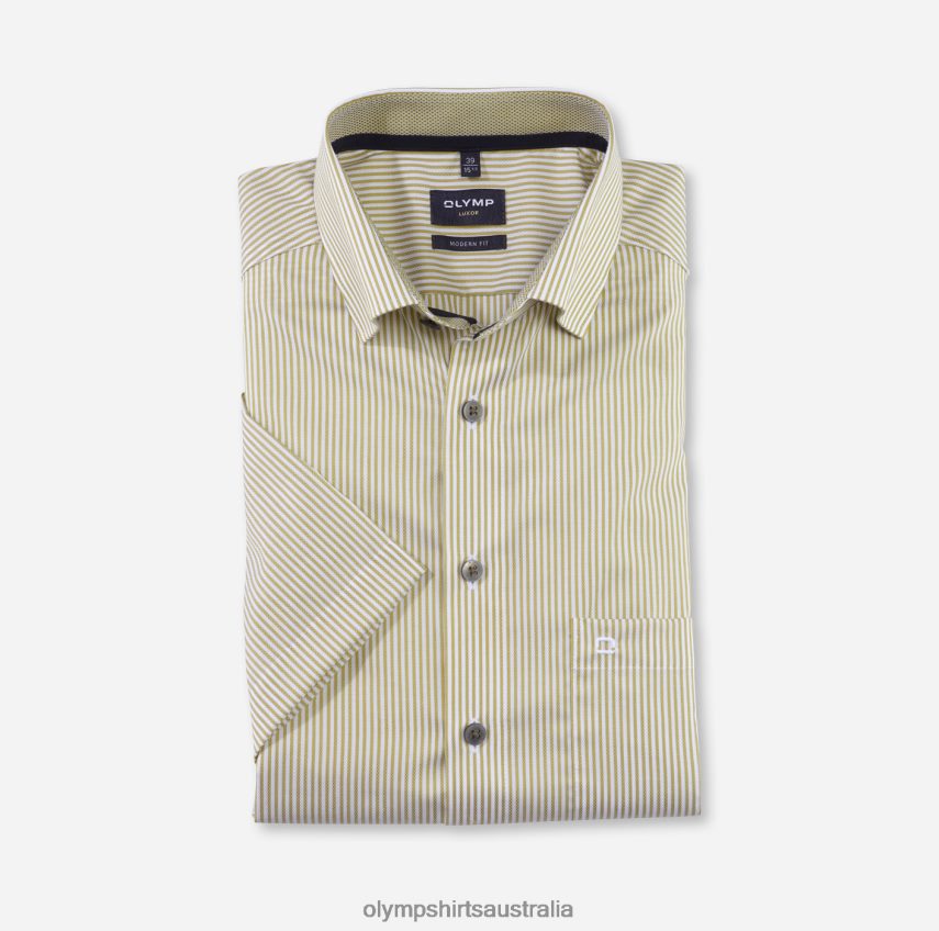 Clothing AU OLYMP Luxor Modern Fit, Business Shirt, Under Button-Down, Lime T8882J1109