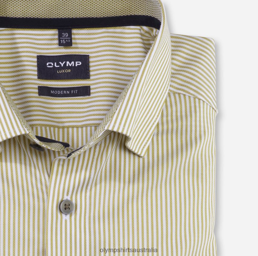 Clothing AU OLYMP Luxor Modern Fit, Business Shirt, Under Button-Down, Lime T8882J1109
