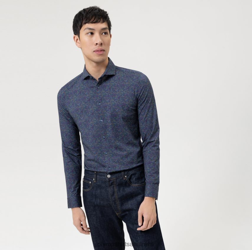 Clothing AU OLYMP No. Six 24/Seven Super Slim, Business Shirt, Cutaway, Lime T8882J4