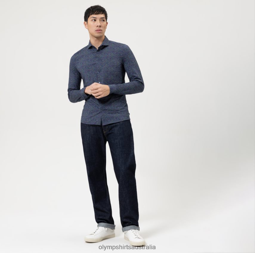 Clothing AU OLYMP No. Six 24/Seven Super Slim, Business Shirt, Cutaway, Lime T8882J4