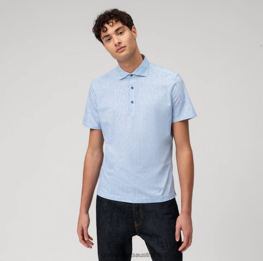 Clothing AU OLYMP No. Six 24/Seven Super Slim, Business Shirt, Kent, Royal T8882J17