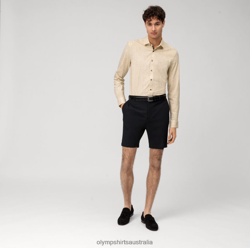 Clothing AU OLYMP No. Six 24/Seven Super Slim, Business Shirt, Modern Kent, Brass T8882J149