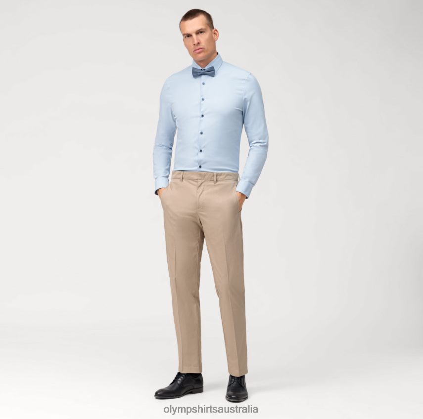 Clothing AU OLYMP No. Six 24/Seven Super Slim, Business Shirt, Modern Kent, Light Blue T8882J49