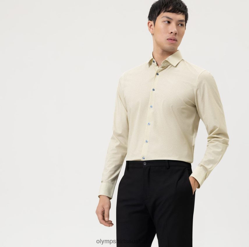 Clothing AU OLYMP No. Six 24/Seven Super Slim, Business Shirt, Modern Kent, Lime T8882J137