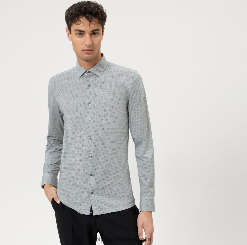 Clothing AU OLYMP No. Six 24/Seven Super Slim, Business Shirt, Modern Kent, Lime T8882J152