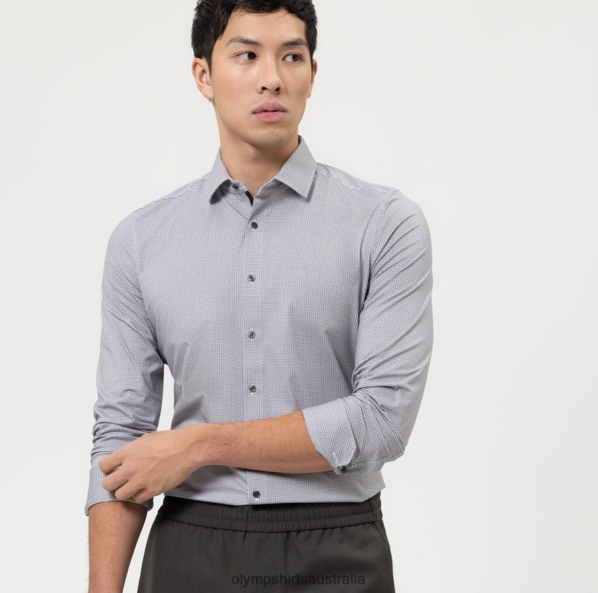 Clothing AU OLYMP No. Six 24/Seven Super Slim, Business Shirt, Modern Kent, Natural T8882J177