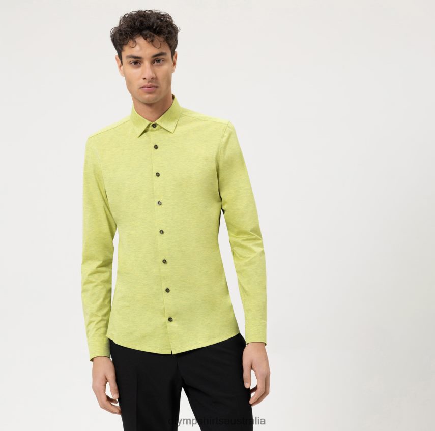Clothing AU OLYMP No. Six 24/Seven Super Slim, Business Shirt, Urban Kent, Light Green T8882J150