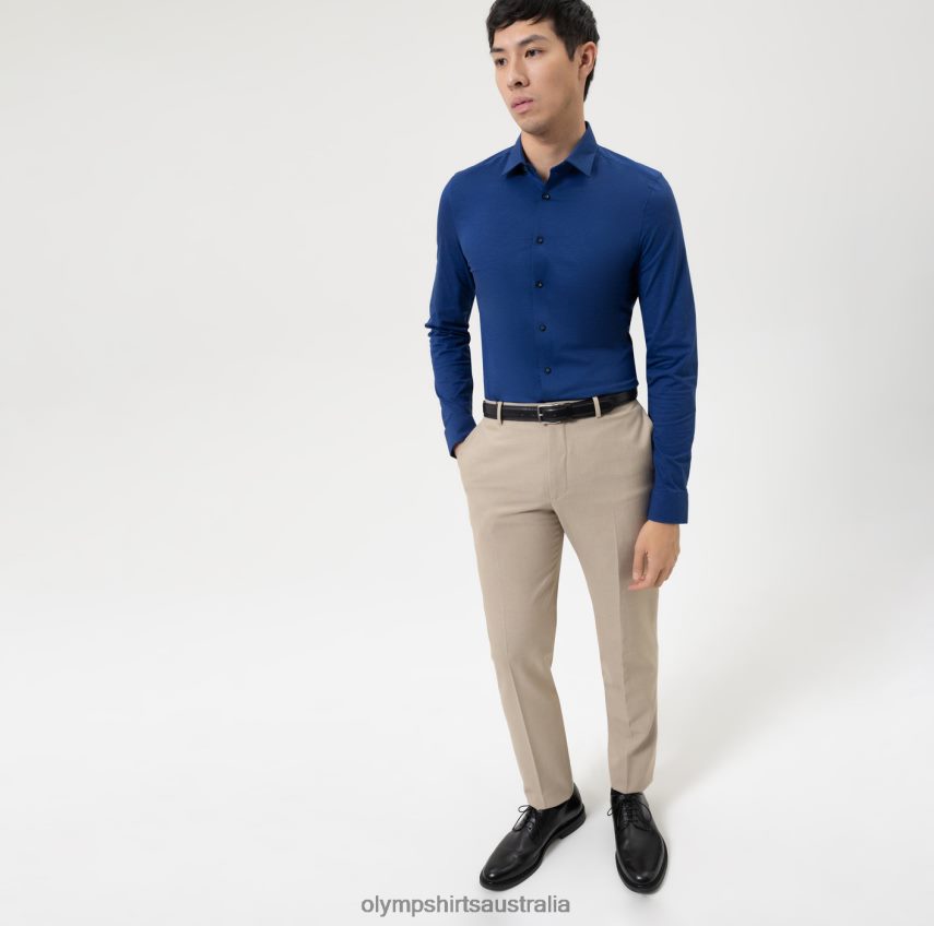 Clothing AU OLYMP No. Six 24/Seven Super Slim, Business Shirt, Urban Kent, Royal T8882J38