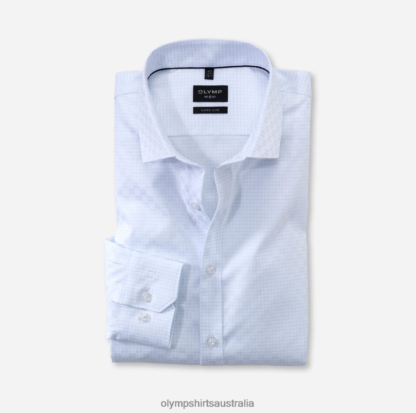 Clothing AU OLYMP No. Six Super Slim, Business Shirt, Modern Kent, White T8882J239