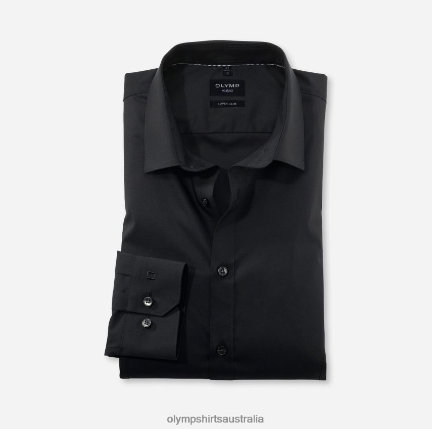 Clothing AU OLYMP No. Six Super Slim, Business Shirt, Urban Kent, Black T8882J272