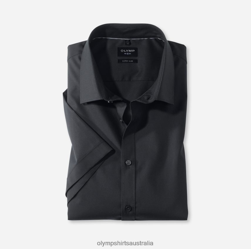 Clothing AU OLYMP No. Six Super Slim, Business Shirt, Urban Kent, Black T8882J281