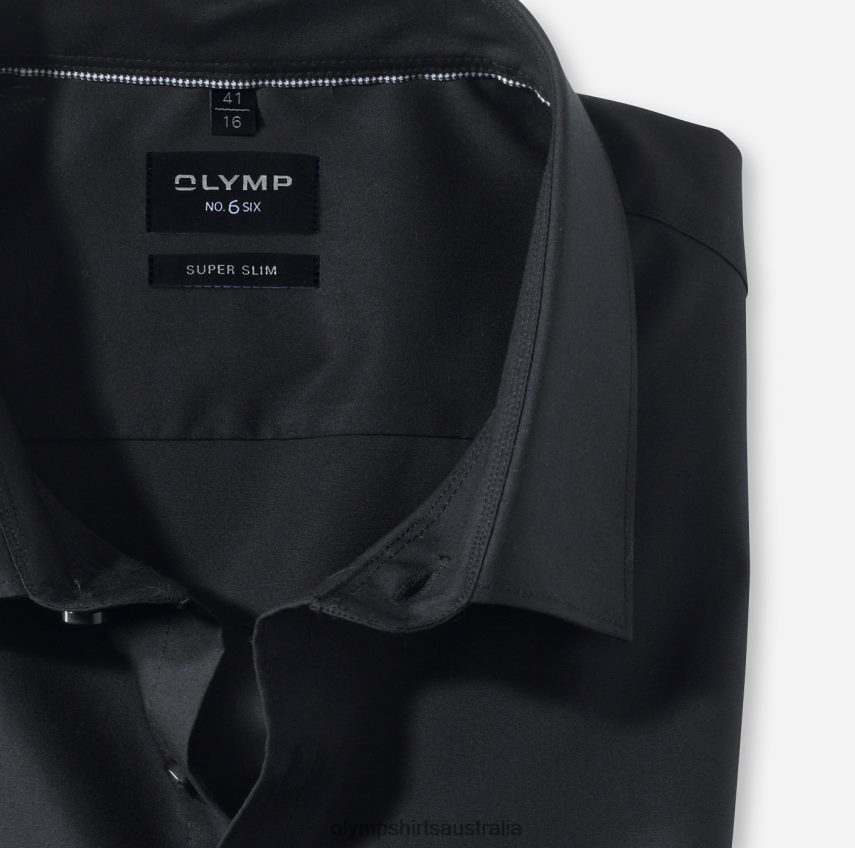 Clothing AU OLYMP No. Six Super Slim, Business Shirt, Urban Kent, Black T8882J281