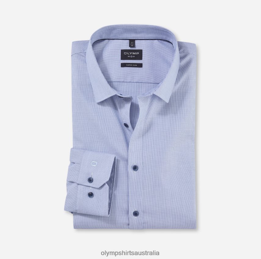 Clothing AU OLYMP No. Six Super Slim, Business Shirt, Urban Kent, Bleu T8882J179