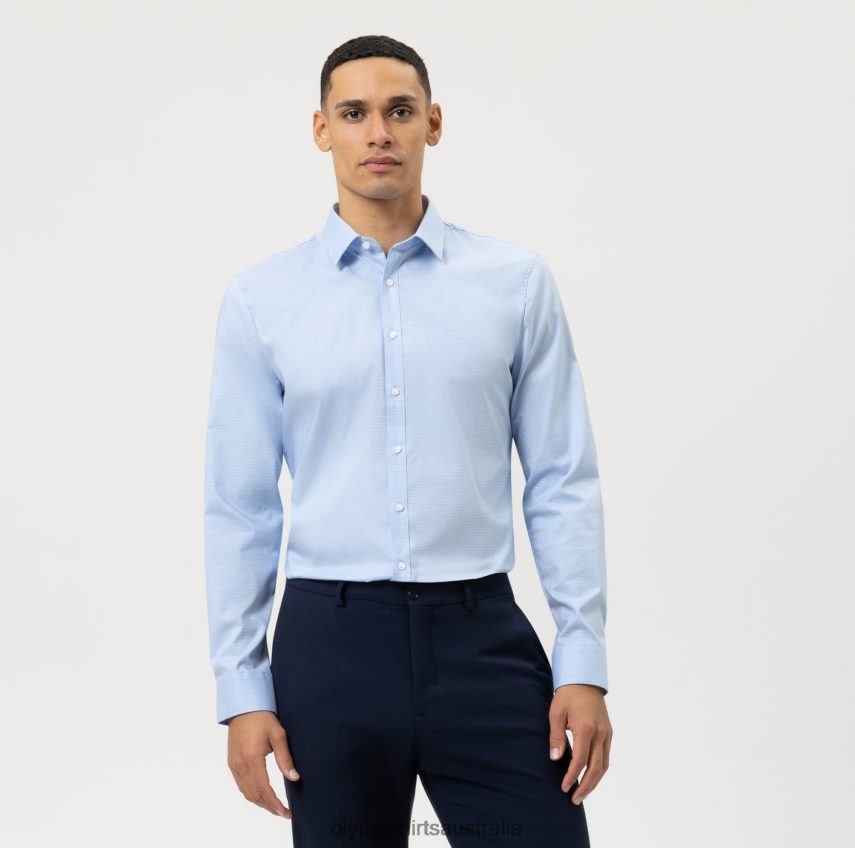 Clothing AU OLYMP No. Six Super Slim, Business Shirt, Urban Kent, Bleu T8882J76