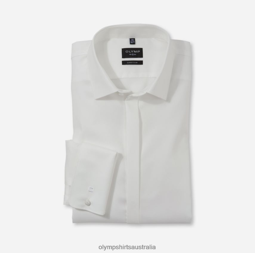 Clothing AU OLYMP No. Six Super Slim, Business Shirt, Urban Kent, Light Beige T8882J263