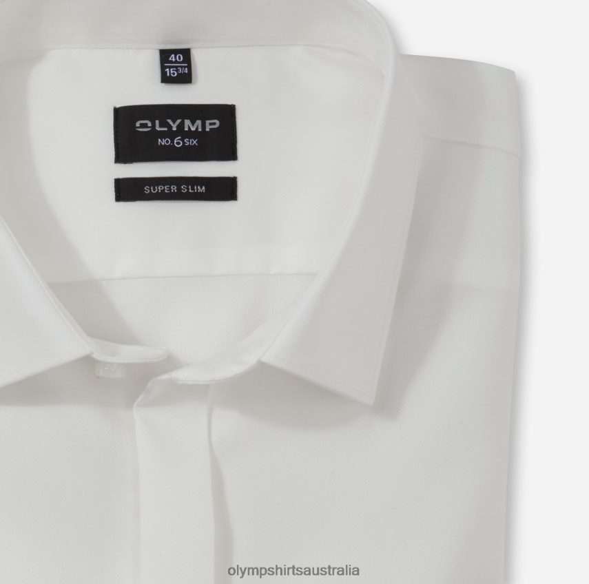 Clothing AU OLYMP No. Six Super Slim, Business Shirt, Urban Kent, Light Beige T8882J263