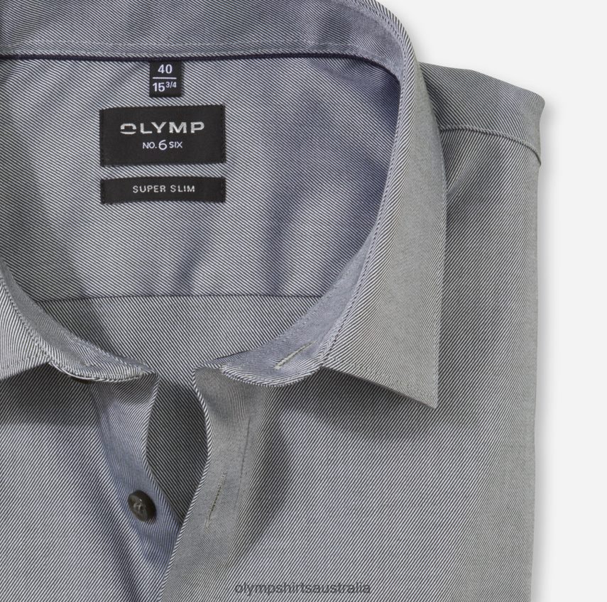 Clothing AU OLYMP No. Six Super Slim, Business Shirt, Urban Kent, Olive T8882J133