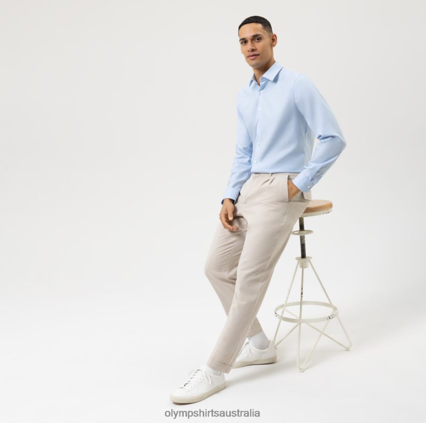 Clothing AU OLYMP No. Six Super Slim, Business Shirt, Urban Kent, Ozone T8882J117