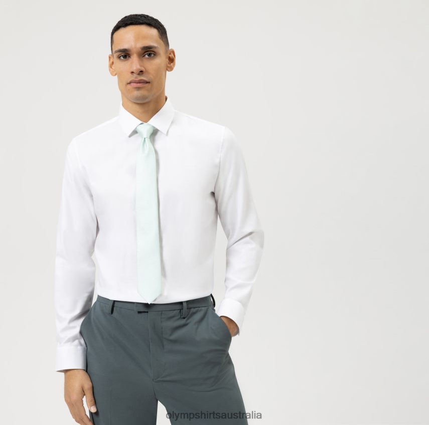 Clothing AU OLYMP No. Six Super Slim, Business Shirt, Urban Kent, White T8882J110