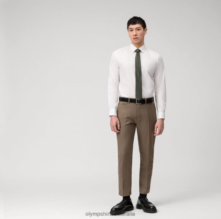 Clothing AU OLYMP No. Six Super Slim, Business Shirt, Urban Kent, White T8882J185