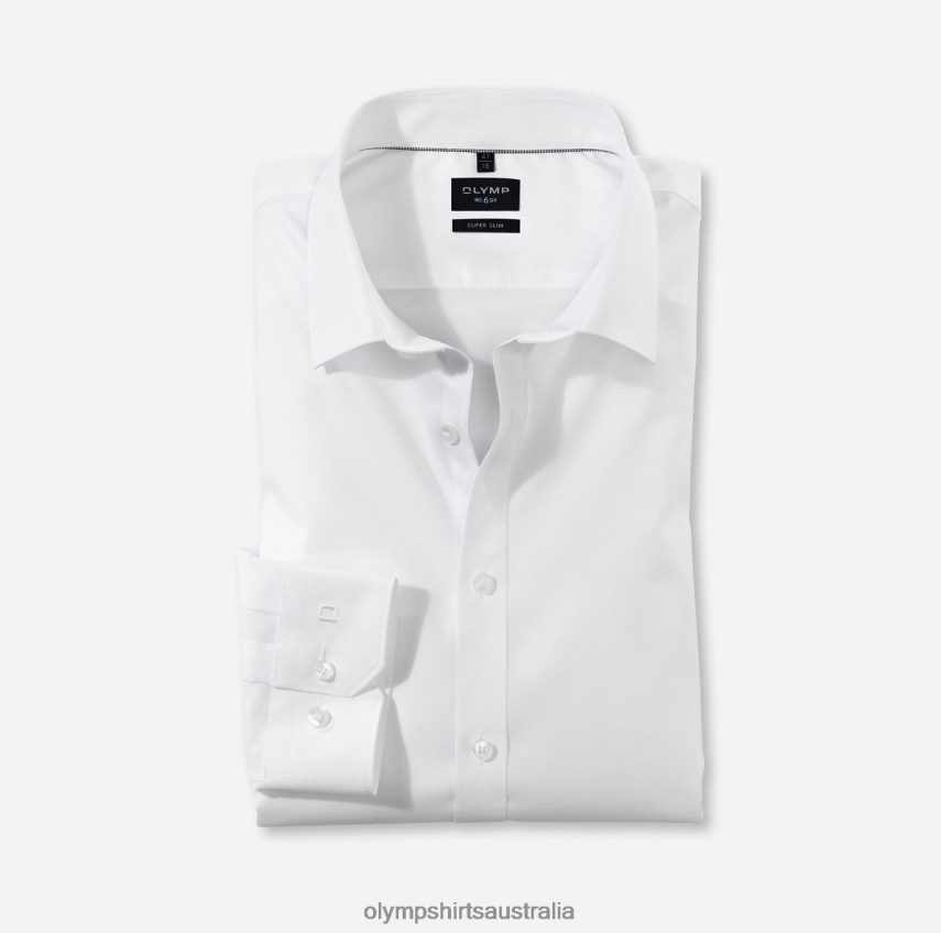 Clothing AU OLYMP No. Six Super Slim, Business Shirt, Urban Kent, White T8882J278