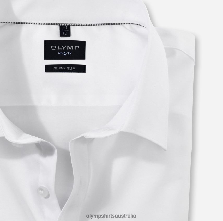 Clothing AU OLYMP No. Six Super Slim, Business Shirt, Urban Kent, White T8882J278