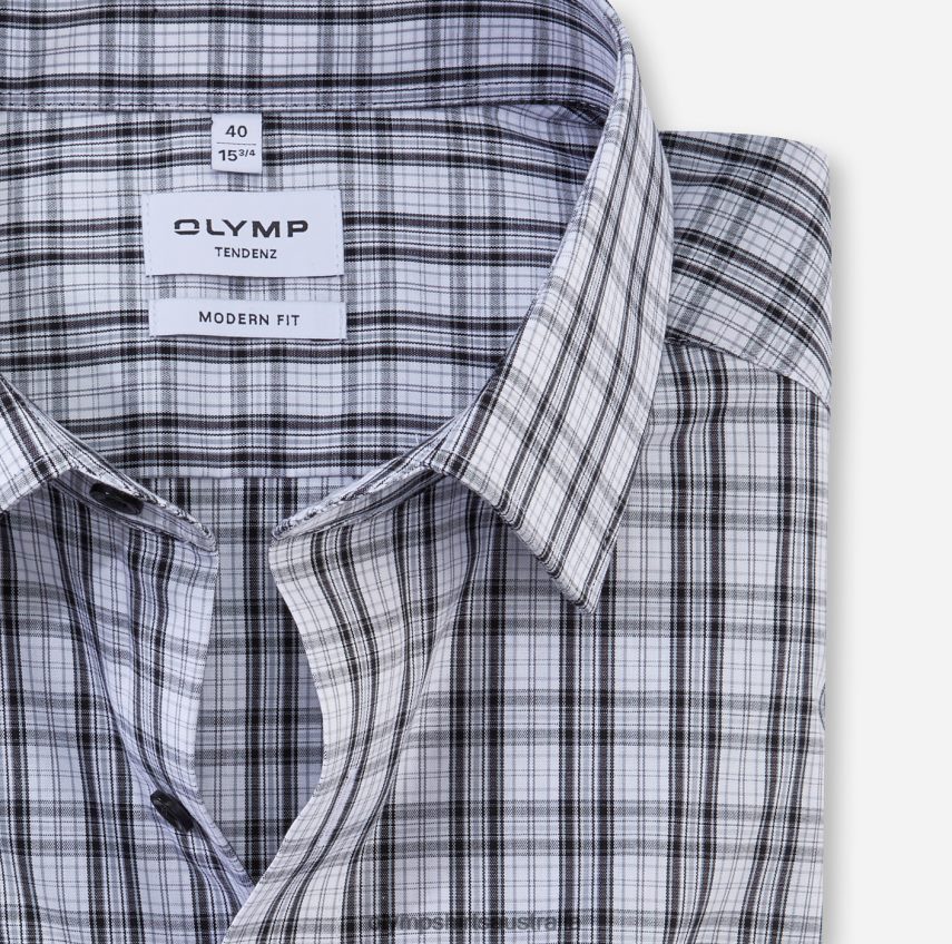 Clothing AU OLYMP Tendenz Modern Fit, Business Shirt, New Kent, Black T8882J1721