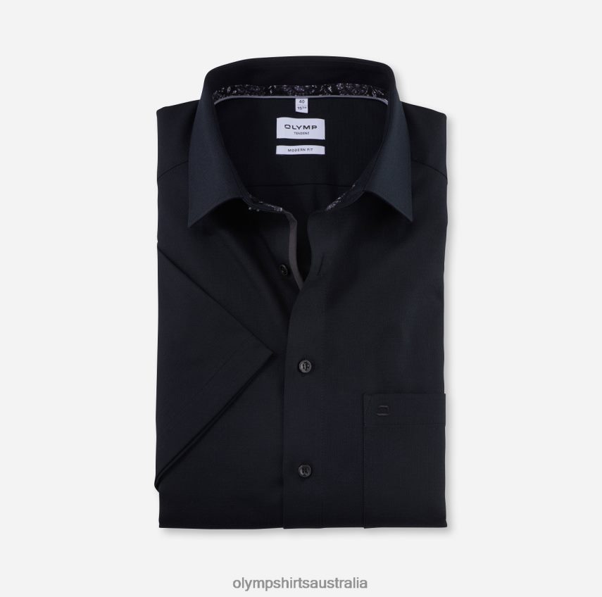 Clothing AU OLYMP Tendenz Modern Fit, Business Shirt, New Kent, Black T8882J1732