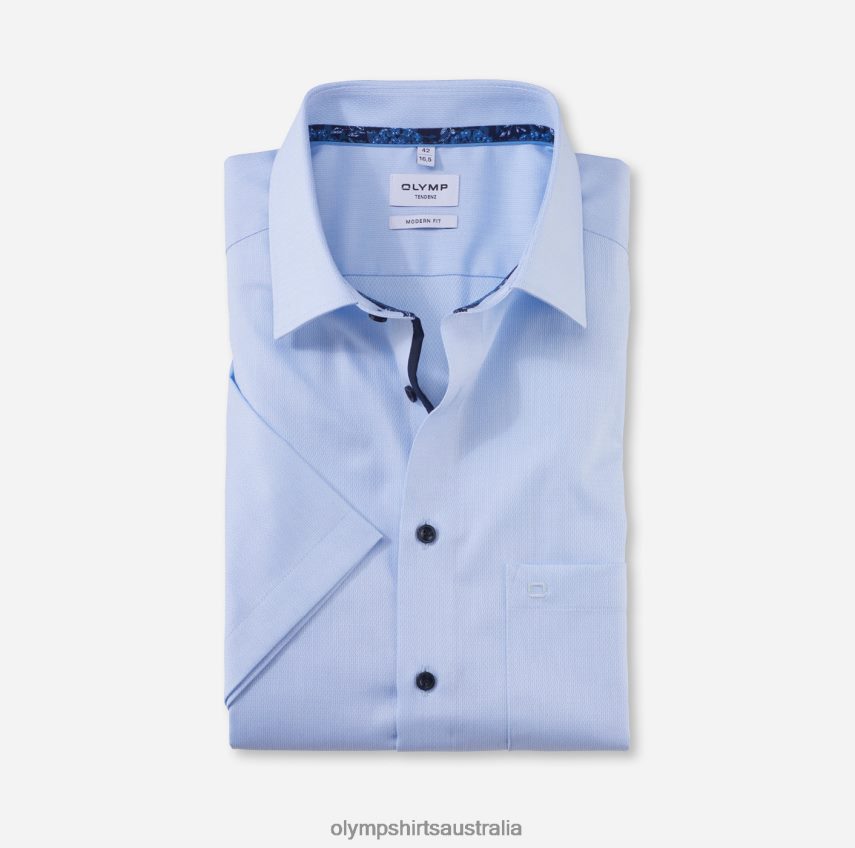 Clothing AU OLYMP Tendenz Modern Fit, Business Shirt, New Kent, Bleu T8882J1719