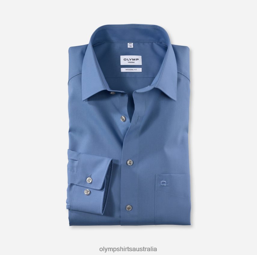 Clothing AU OLYMP Tendenz Modern Fit, Business Shirt, New Kent, Blue T8882J1746