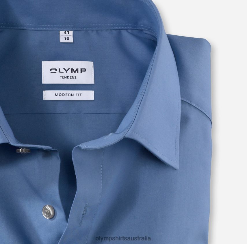 Clothing AU OLYMP Tendenz Modern Fit, Business Shirt, New Kent, Blue T8882J1746