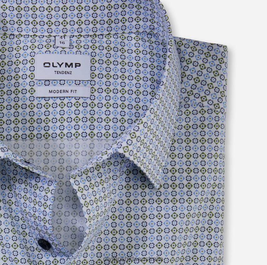 Clothing AU OLYMP Tendenz Modern Fit, Business Shirt, New Kent, Lime Green T8882J1736