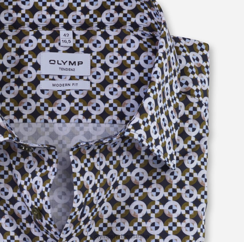 Clothing AU OLYMP Tendenz Modern Fit, Business Shirt, New Kent, Lime Green T8882J1742