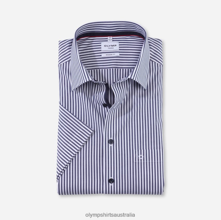 Clothing AU OLYMP Tendenz Modern Fit, Business Shirt, New Kent, Marine T8882J1718