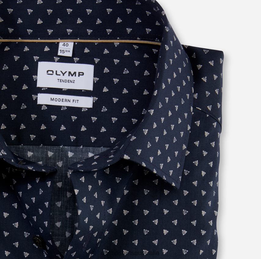 Clothing AU OLYMP Tendenz Modern Fit, Business Shirt, New Kent, Natural T8882J1730